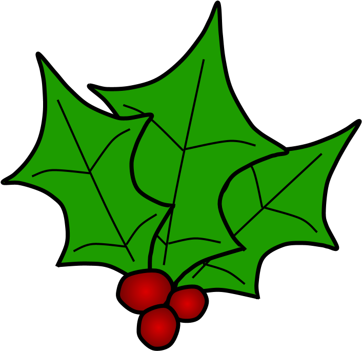 Holly, Berries, Leaves Together, Green - Holly (816x1056), Png Download