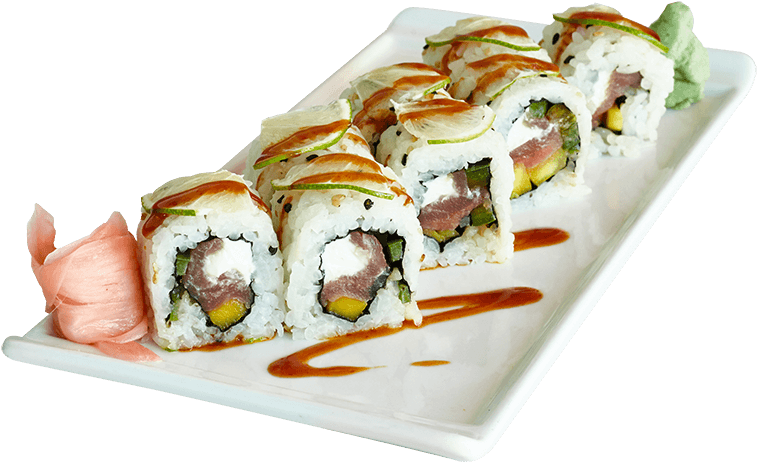 Citrus Fire Roll - Japanese Cuisine (946x542), Png Download