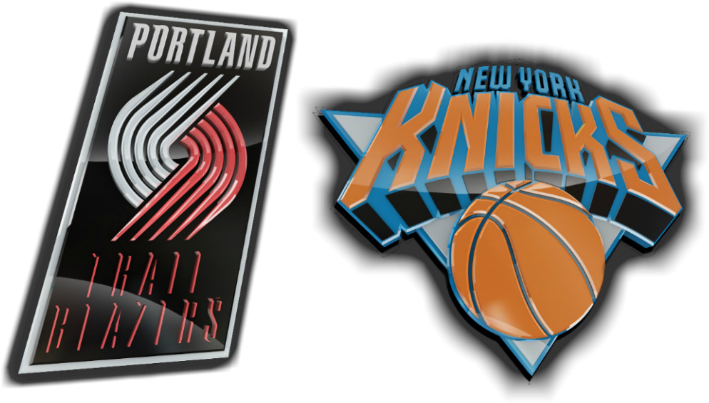 The Blazers Currently Average - New York Knicks (1024x592), Png Download