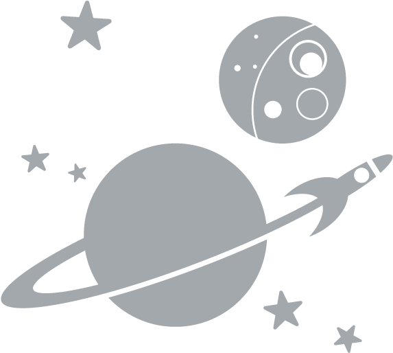 Space Monkeys Theme Wall Decal Pack - Logo Ila (600x600), Png Download