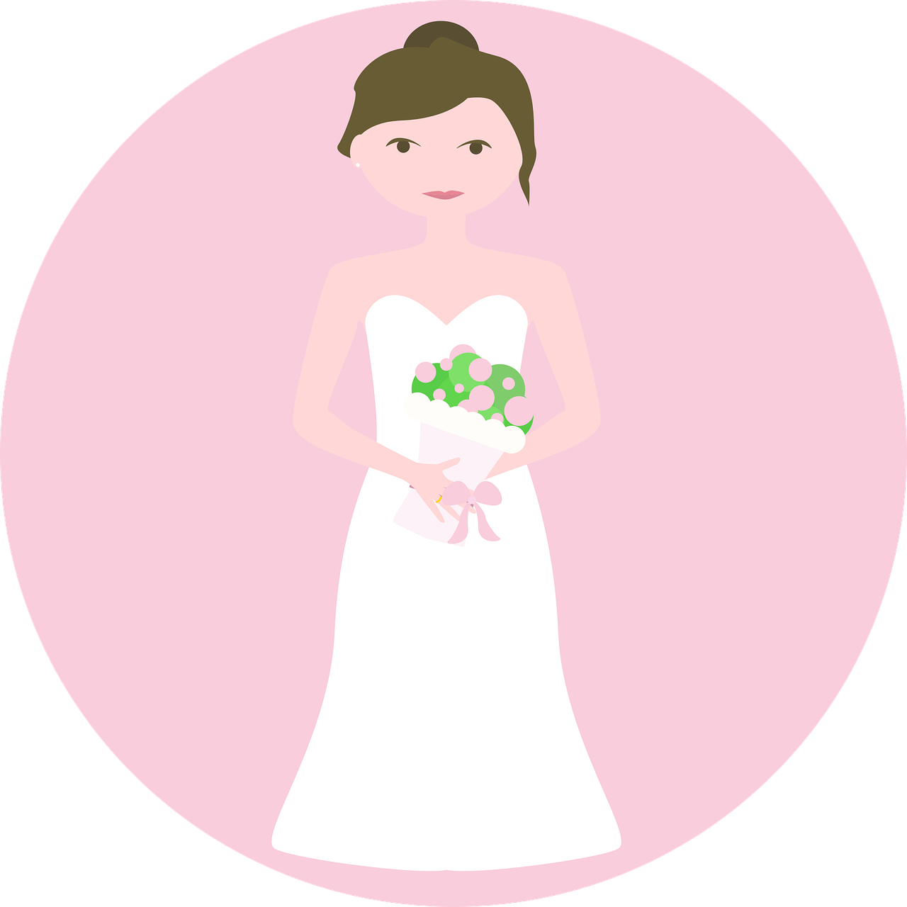 Wedding, Bride Wedding Before Marry Marriage White - Wedding (1280x1280), Png Download