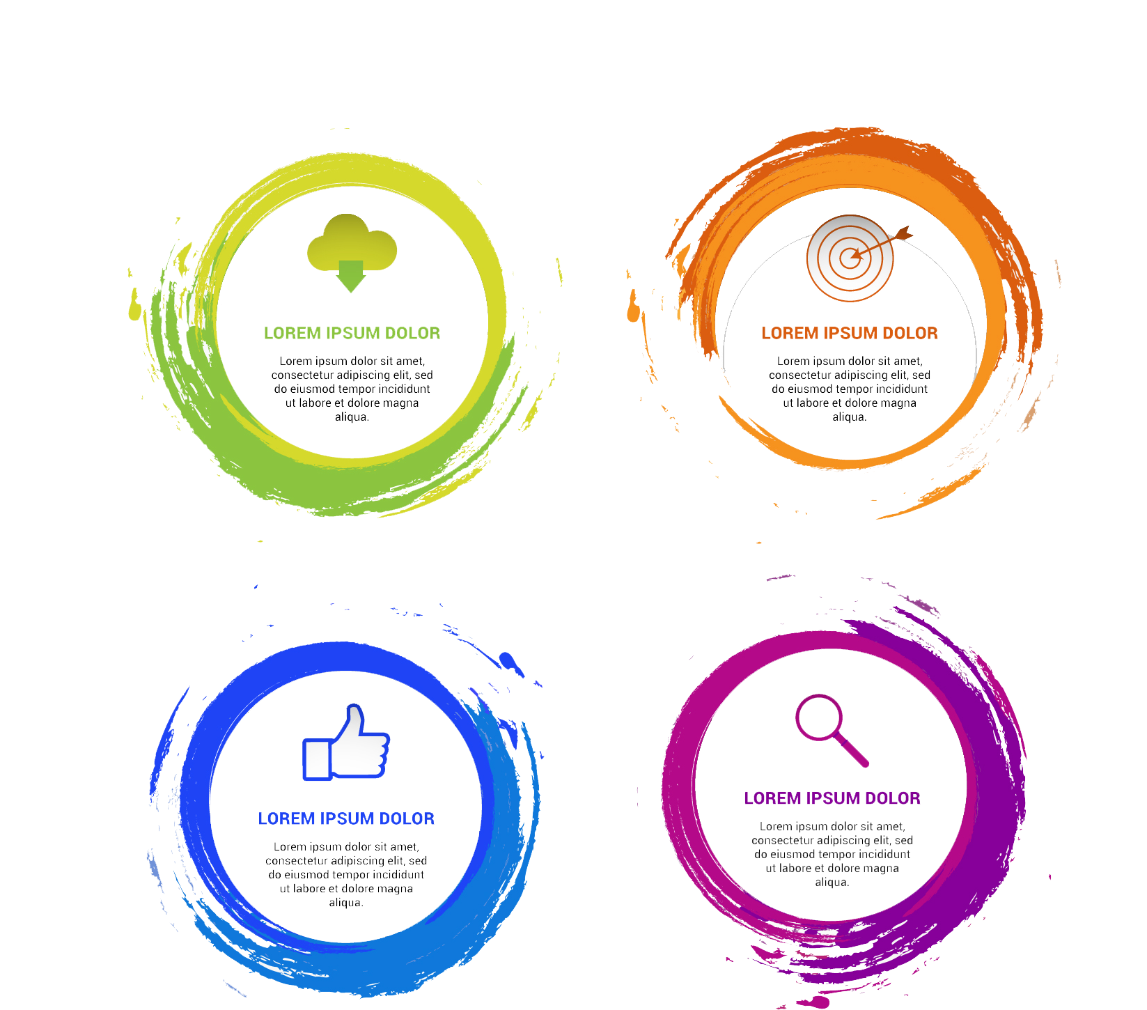 Watercolor Circle Png Image Free Download Photo - Vecteur Graphique Design (1667x1667), Png Download