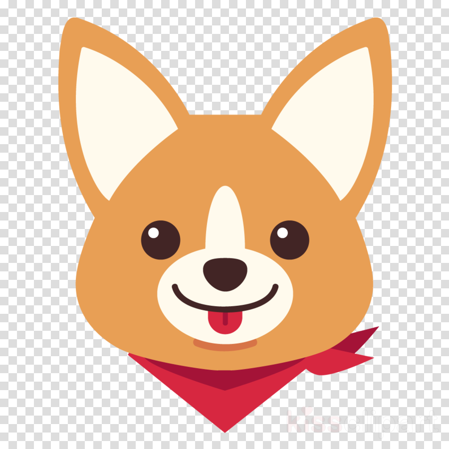Corgi Cartoon Head Clipart Pembroke Welsh Corgi Cardigan - Corgi Clipart (900x900), Png Download