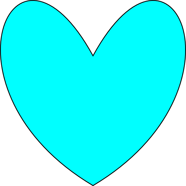 Heart, Png Mint Green - Mint Green Heart Clipart (600x600), Png Download