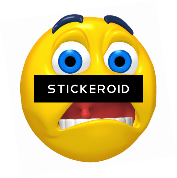 Emoticon Scared - Omg ?! Animated Gif Smiley Emoticons Emojis (586x587), Png Download