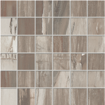 Petrified Wood 2x 2 Mosaic On 12 X 12 Sheet Musk Natural - Petrified Wood (1000x348), Png Download