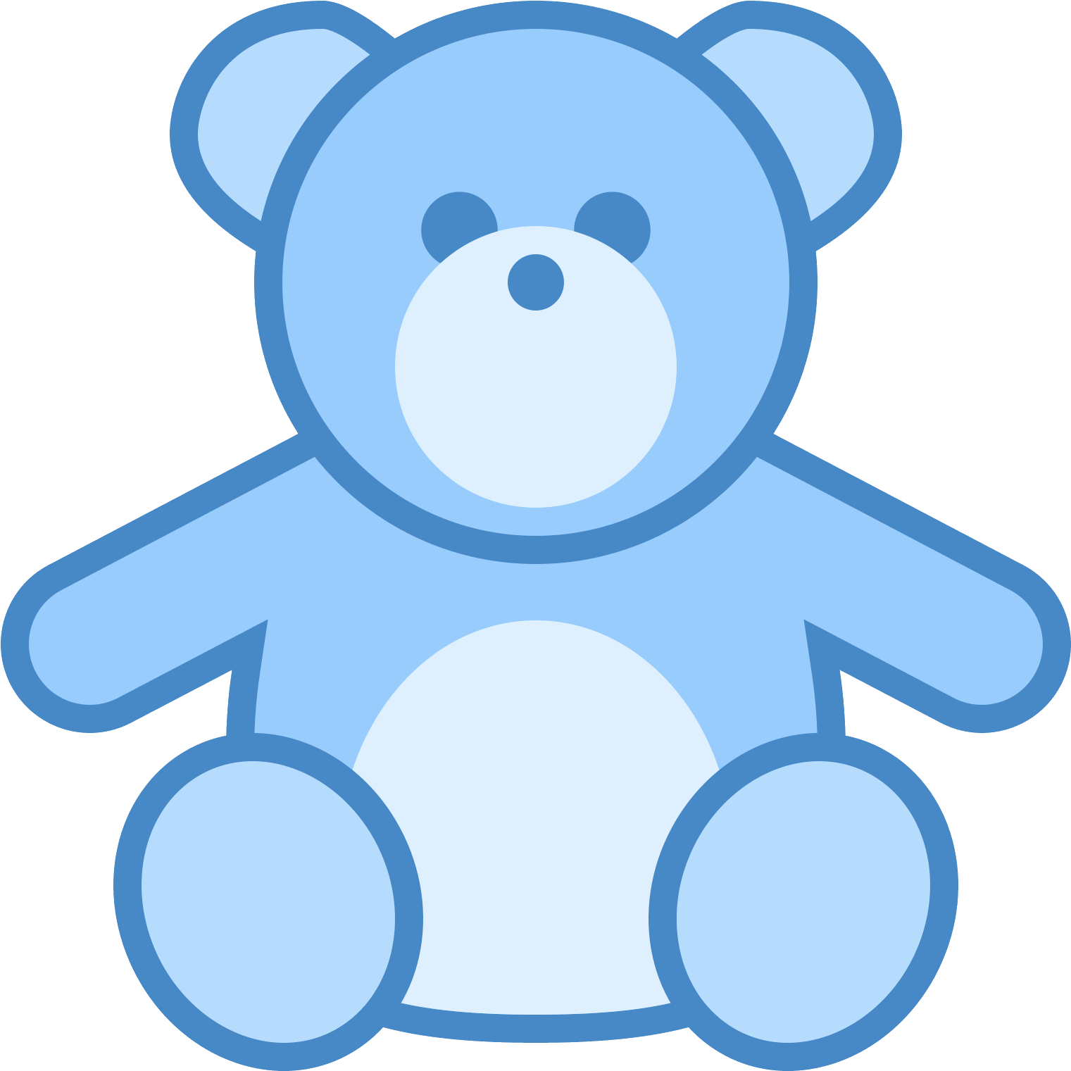 Teddy Bear Icon - Scott Voltage Yz 2 (1600x1600), Png Download