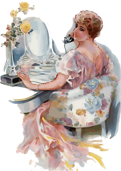 Vintage Women - ผู้หญิง วิน เท จ Png (507x720), Png Download