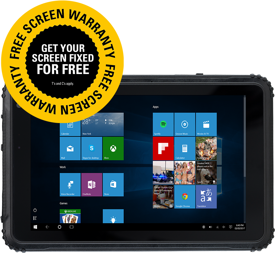 Caterpillar® T20 Tablet - Cat T20 (885x968), Png Download