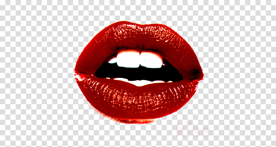 Red Lips Clipart Lipstick T-shirt - Christmas Ornament Transparent Background (900x480), Png Download