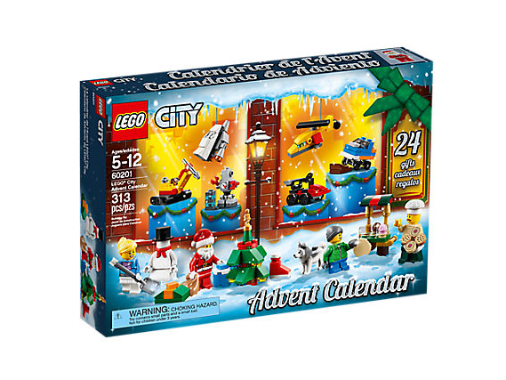 Lego City Advent Calendar 2018 (758x426), Png Download
