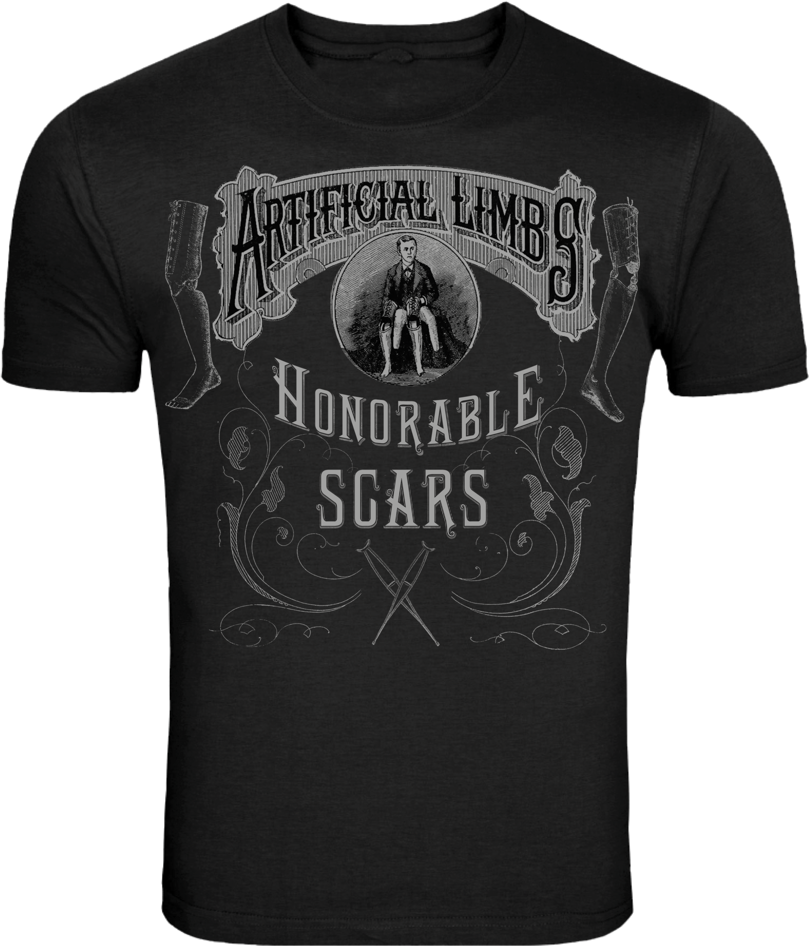 Artificiallimbs Honorablescars Tee V=1469471669 (1683x2048), Png Download