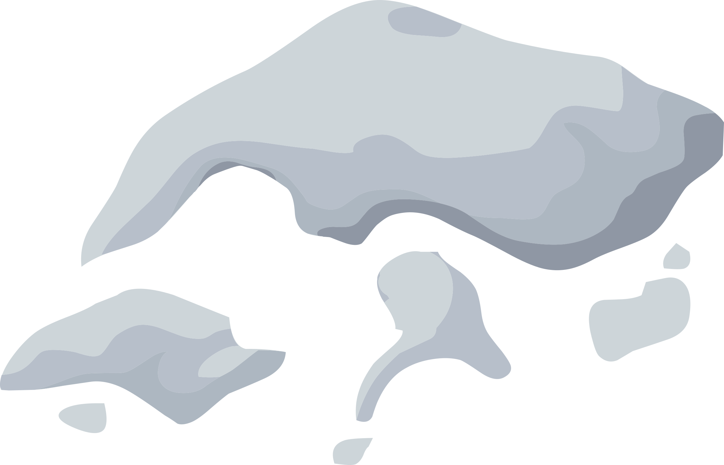 Snow Caps Clipart - Snowcap Clipart (2400x1542), Png Download