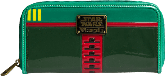 Star Wars Boba Fett Wallet - Loungefly Star Wars Boba Fett Wallet, Women's, Green (600x600), Png Download