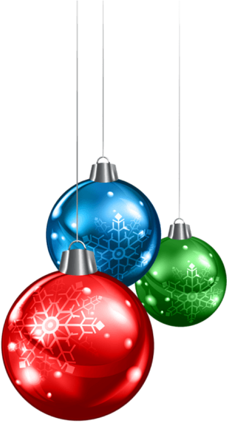 Free Png Red Green And Blue Christmas Balls Png Images - Red Christmas Balls Png (480x876), Png Download