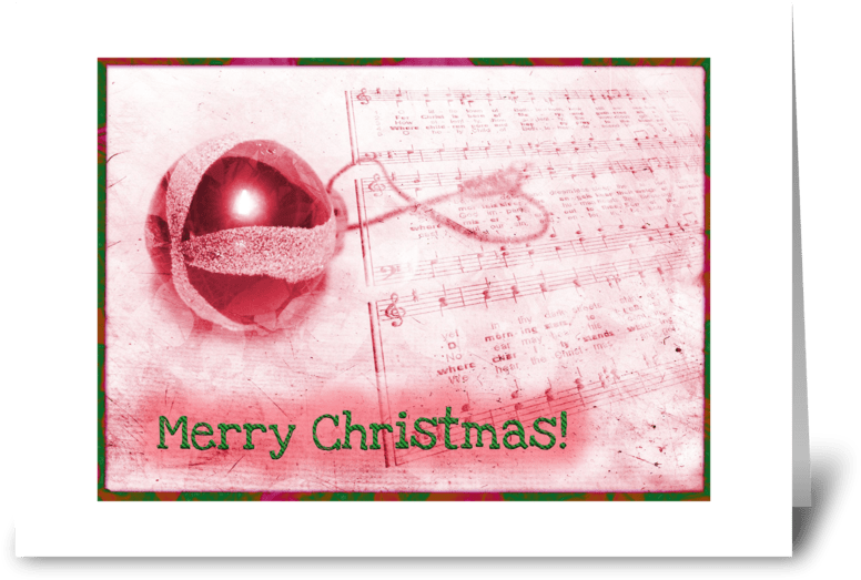 Red Ornament Greeting Card - Mount Trashmore (848x698), Png Download