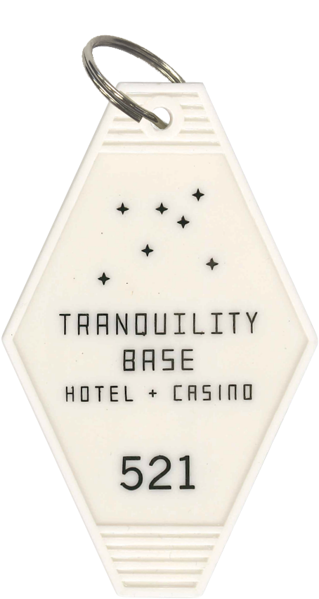 'tranquility Base Hotel Casino' Key Ring - Tranquility Base Hotel & Casino (1000x1000), Png Download