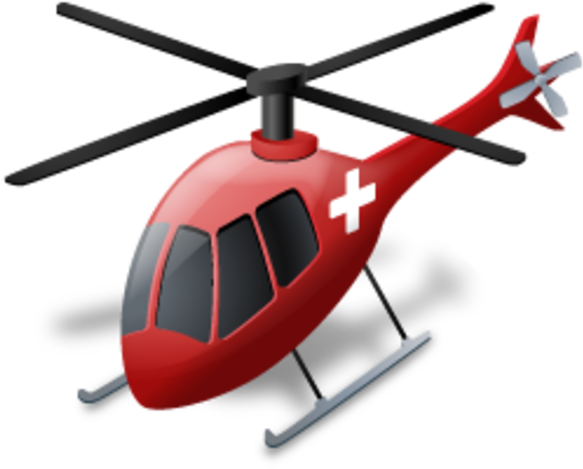 Air Ambulance Helicopter Clipart (600x600), Png Download