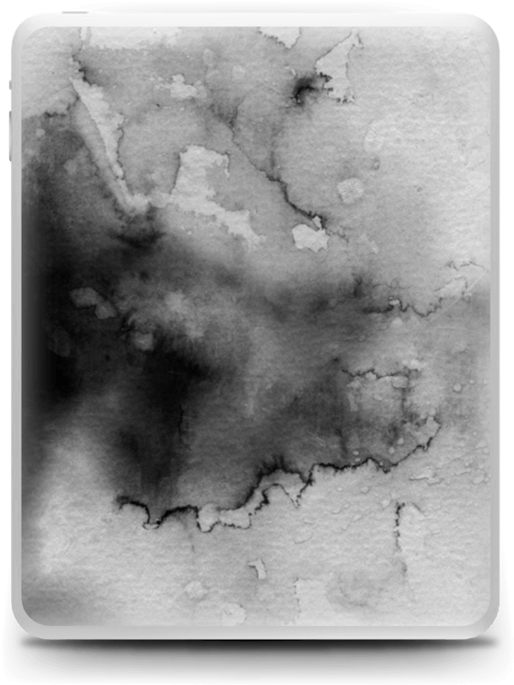 Acuarela Blanco Y Negro - Watercolor Painting (630x800), Png Download