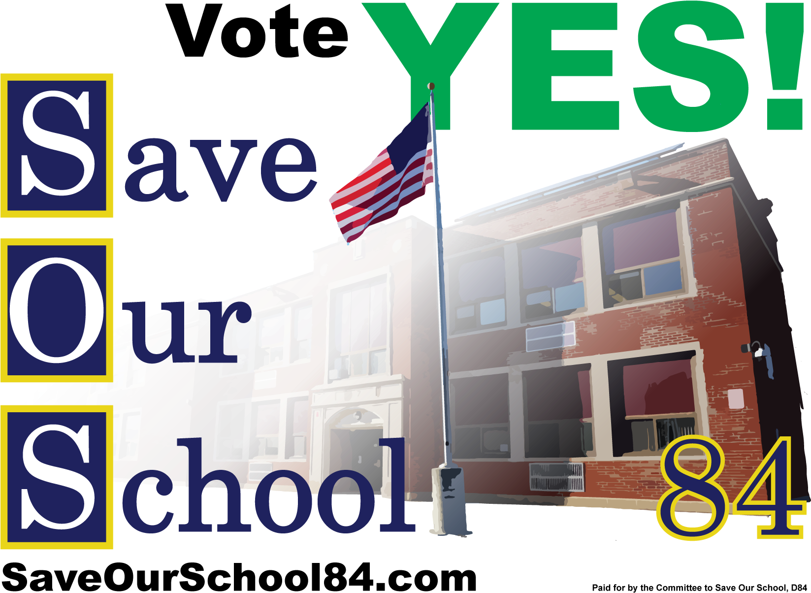 Show Your Support Of Rockdale School District 84 By - School (1728x1296), Png Download