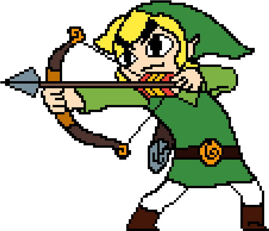 Toon Link - Legend Of Zelda Four Sword Artwork (1120x800), Png Download