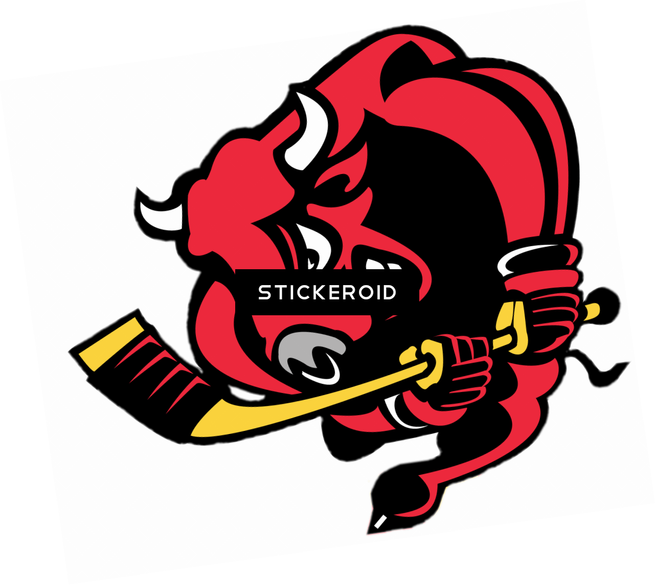 Belleville Bulls Mascotte - Logo Belleville Bulls (1281x1143), Png Download