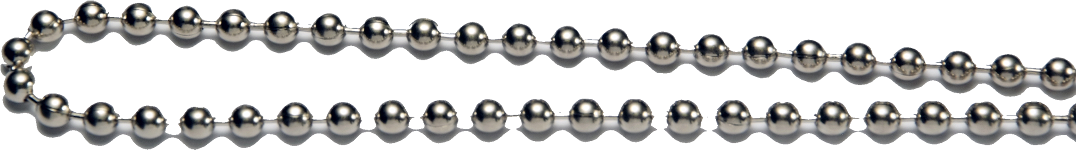 Nickel Plated Continuous Bead Chain, 250 Cm - Centimetre (2200x2200), Png Download