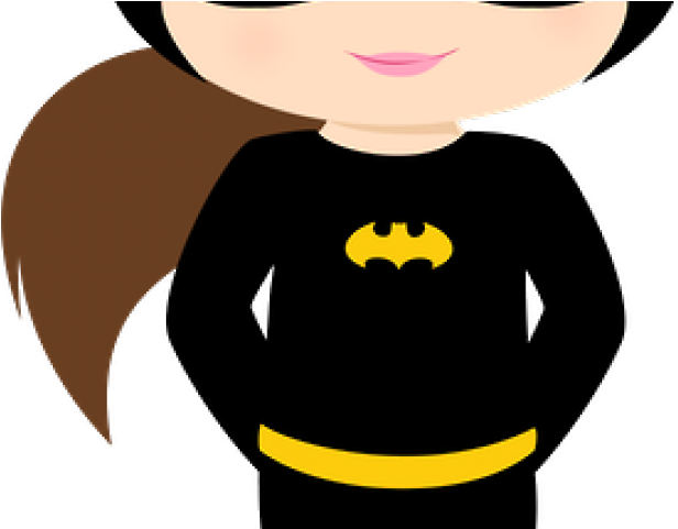 Batman Clipart Batman Clipart Free Clipart On Dumielauxepices - Batgirl Cartoon (640x480), Png Download