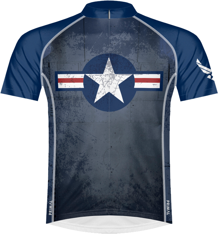 Air Force Vintage Logo Men's Sport Cut Jersey - Pima Air & Space Museum (900x900), Png Download