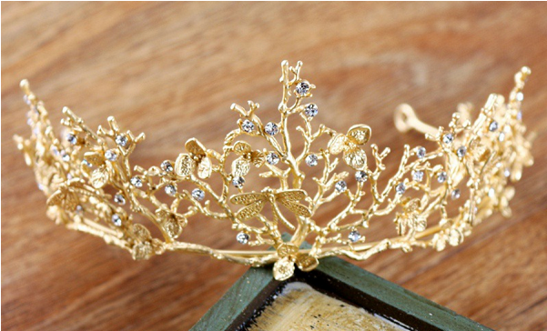 Forest Gold Tiara - Tiara (600x600), Png Download