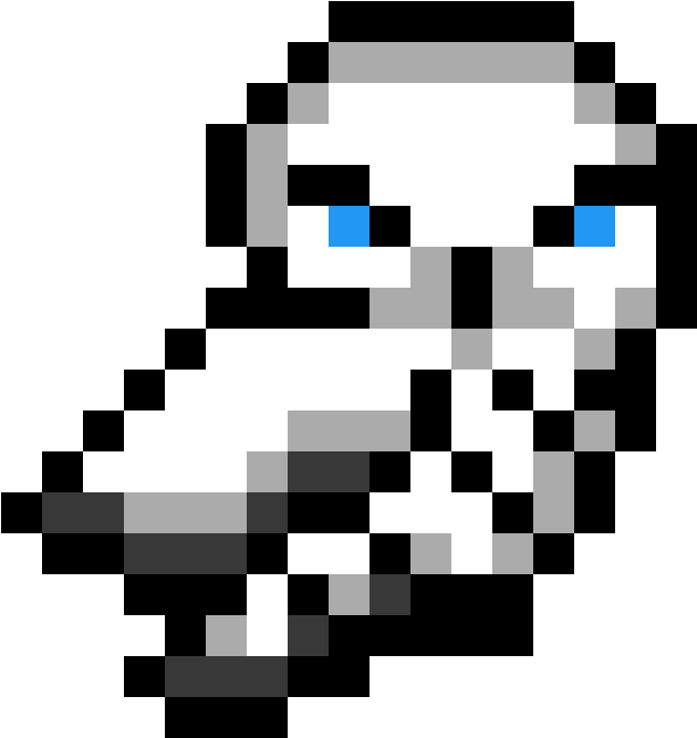 Hedwig - Hama Beads Harry Potter (1184x1184), Png Download