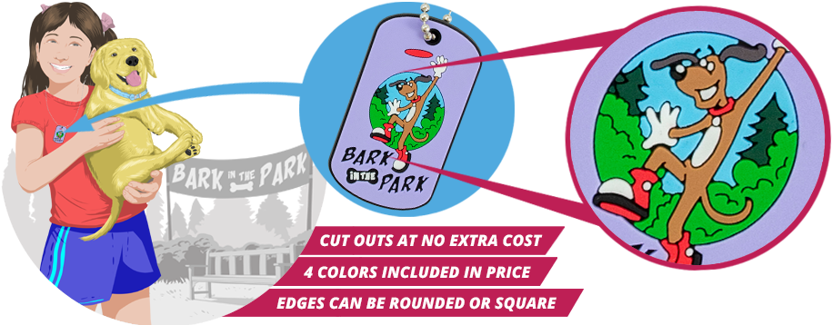 Dog Tags - Graphic Design (940x392), Png Download