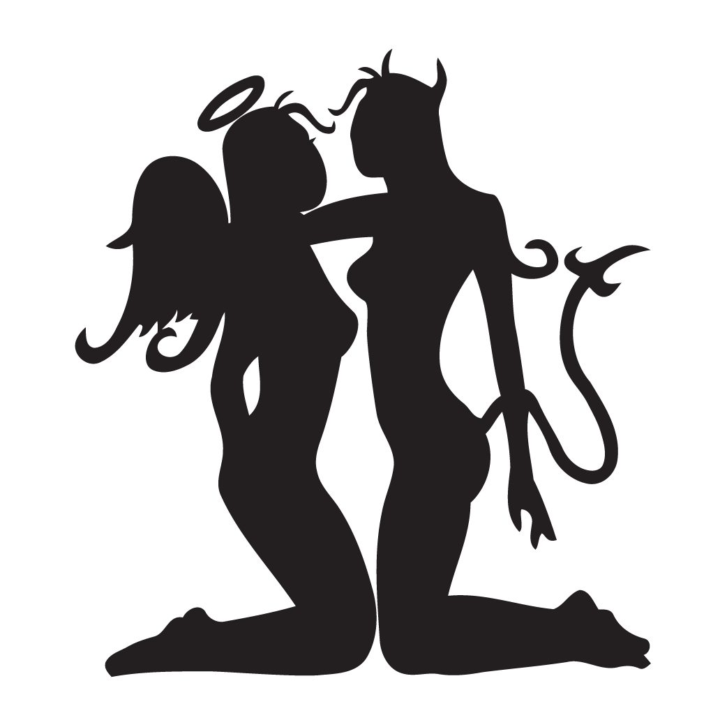 Naughty Angel Devil - Naughty Devil (1042x1042), Png Download