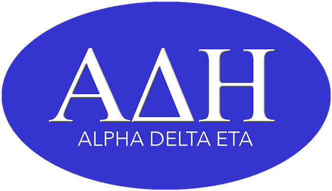 Alpha Delta Eta Type - Alpha Pi Epsilon (750x563), Png Download