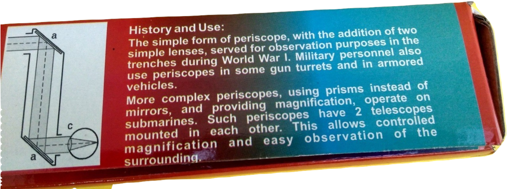 Make Your Own Real Periscope - Periscope (1024x378), Png Download