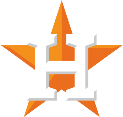 Orange Star - Houston Astro (800x800), Png Download