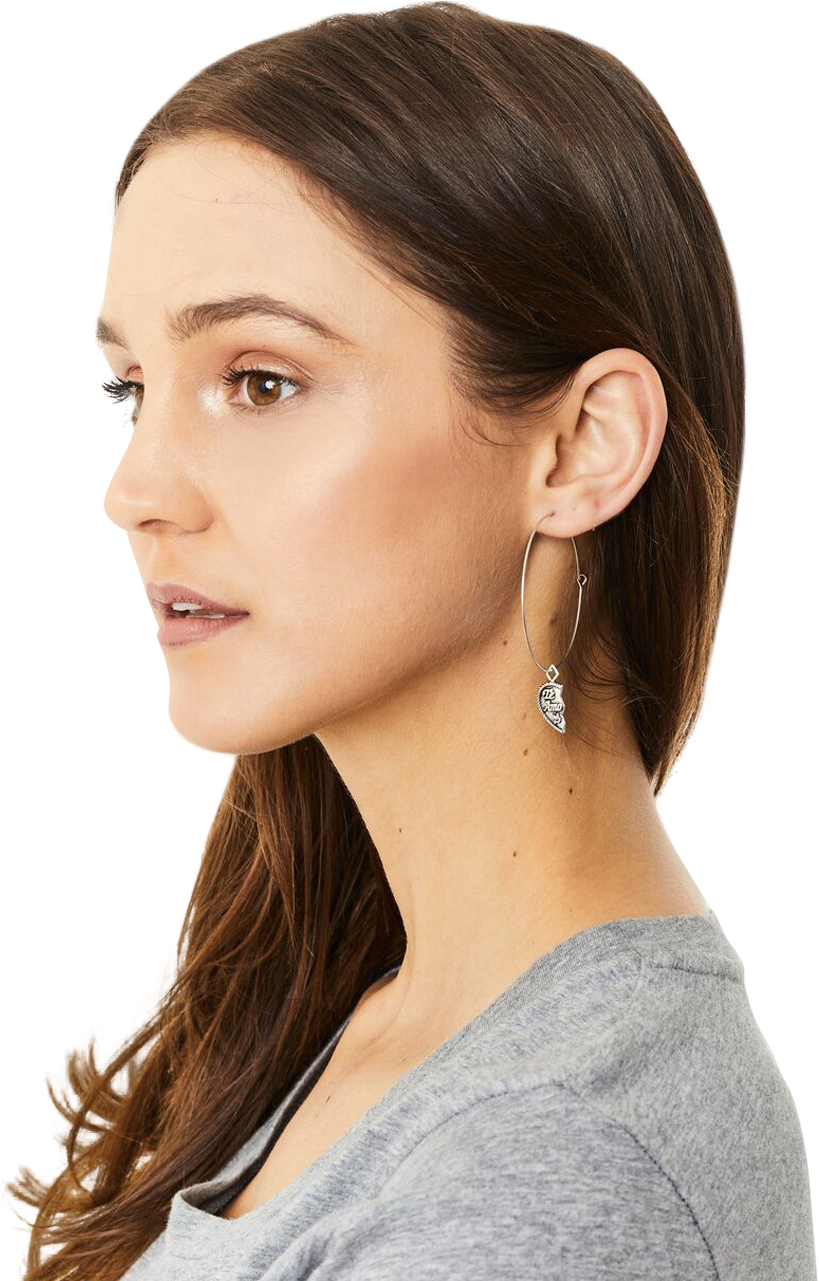 Te Amo Hoops - Earrings (850x1280), Png Download