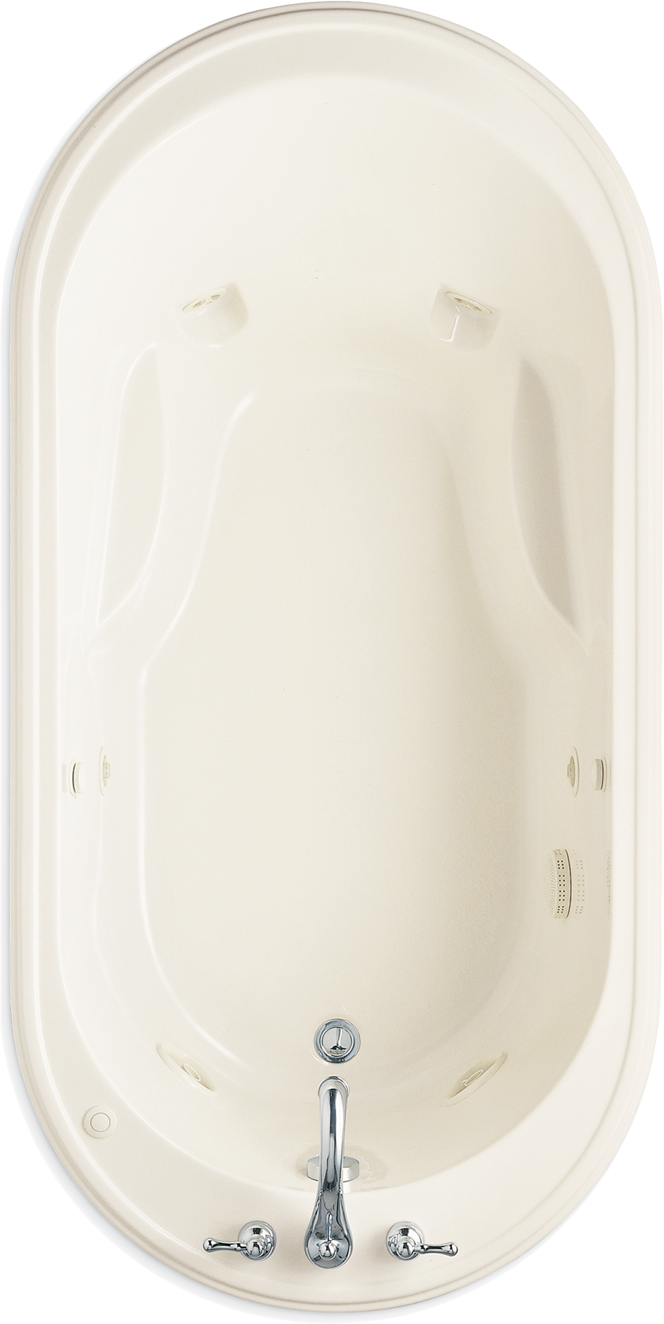 American Standard 2806.048wc.020 Heritage Drop-in Whirlpool, (2000x2000), Png Download