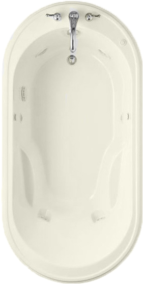 Heritage 72 Inch By 36 Inch Oval Ecosilent Whirlpool - Urinal (570x570), Png Download