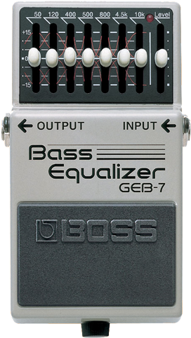 Boss Geb-7 Bass Equalizer Pedal - Boss Boss Geb-7 Bass Graphic Eq Equalizer Pedal (666x518), Png Download