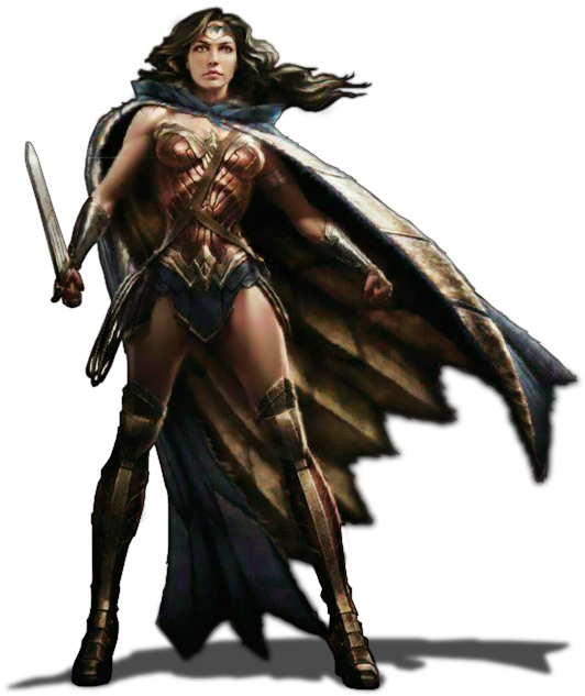 [ Img] - Wonder Woman Bvs Concept Art (550x670), Png Download