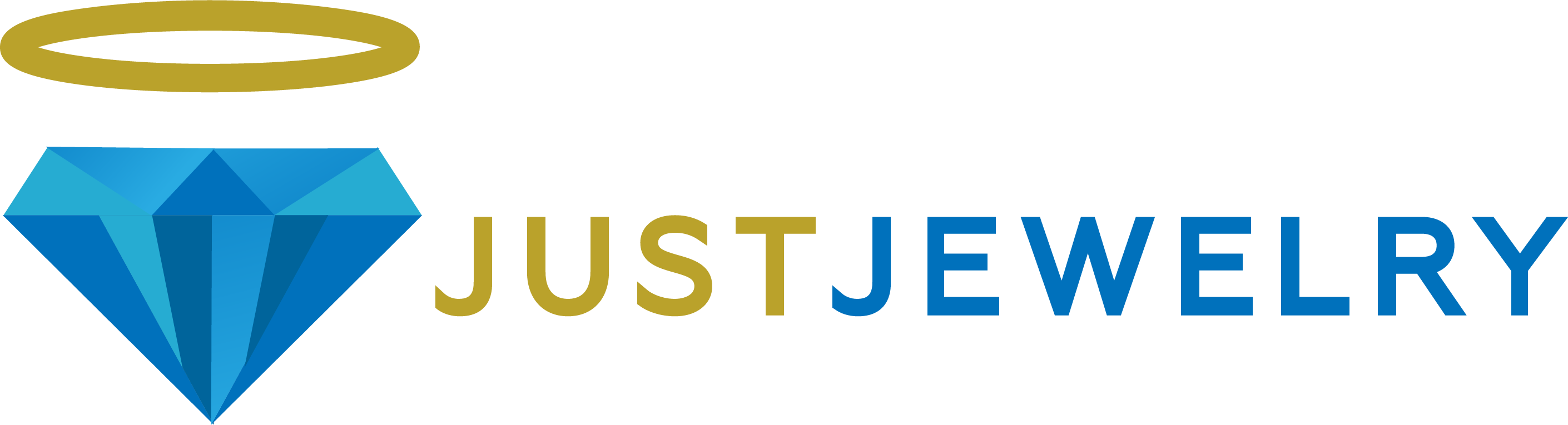 Sample Page Png Just Jewelry Logo - Electric Blue (2820x765), Png Download