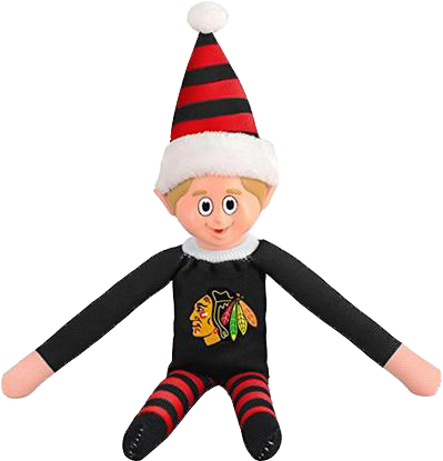 Chicago Blackhawks Team Elf - Gators Elf On The Shelf (526x600), Png Download