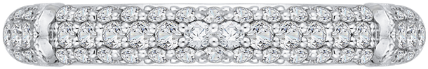 Promezza 14k White Gold Promezza Wedding Band - Wedding Ring (800x800), Png Download