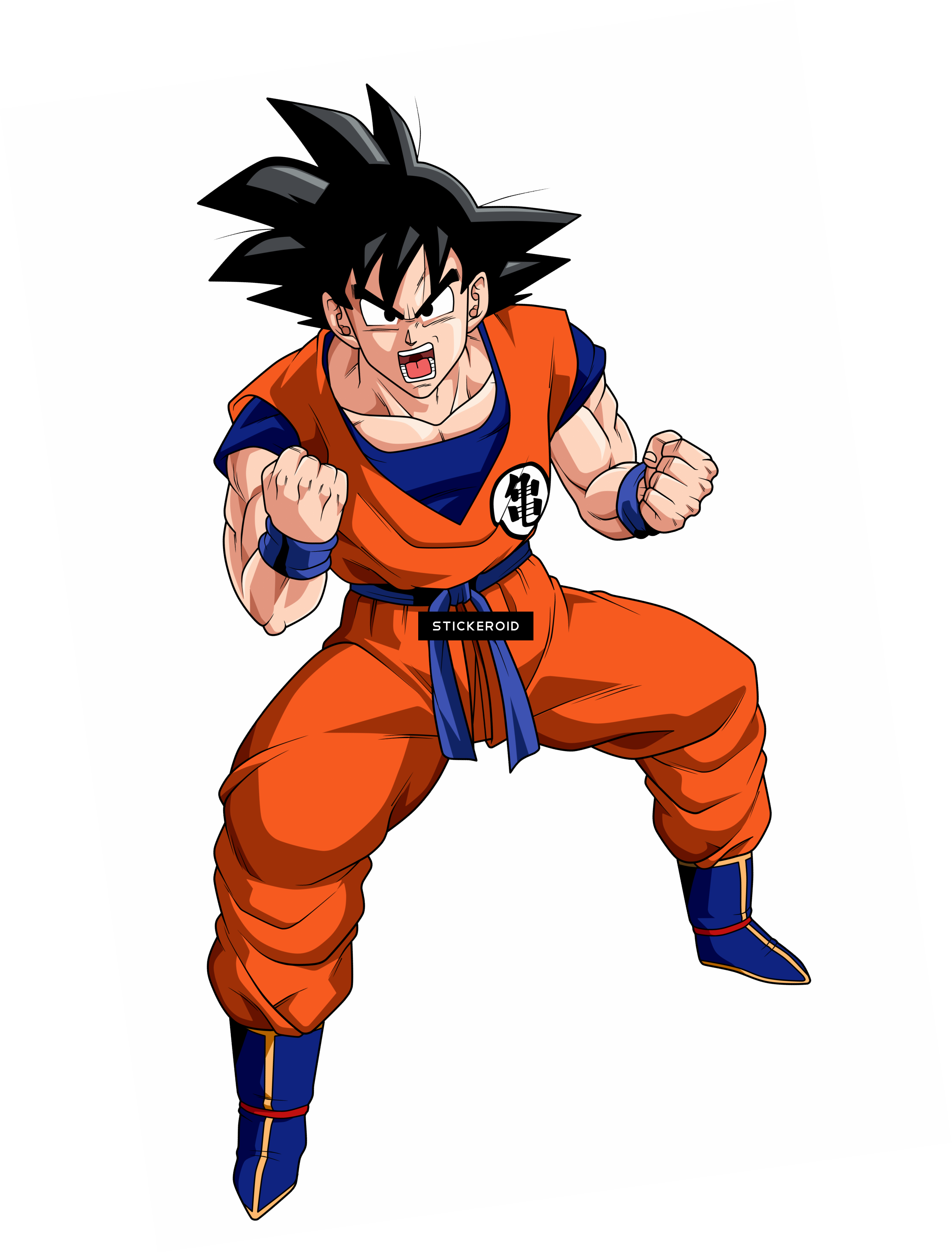 Goku Face - Dragon Ball Z Adult Goku (2975x3912), Png Download