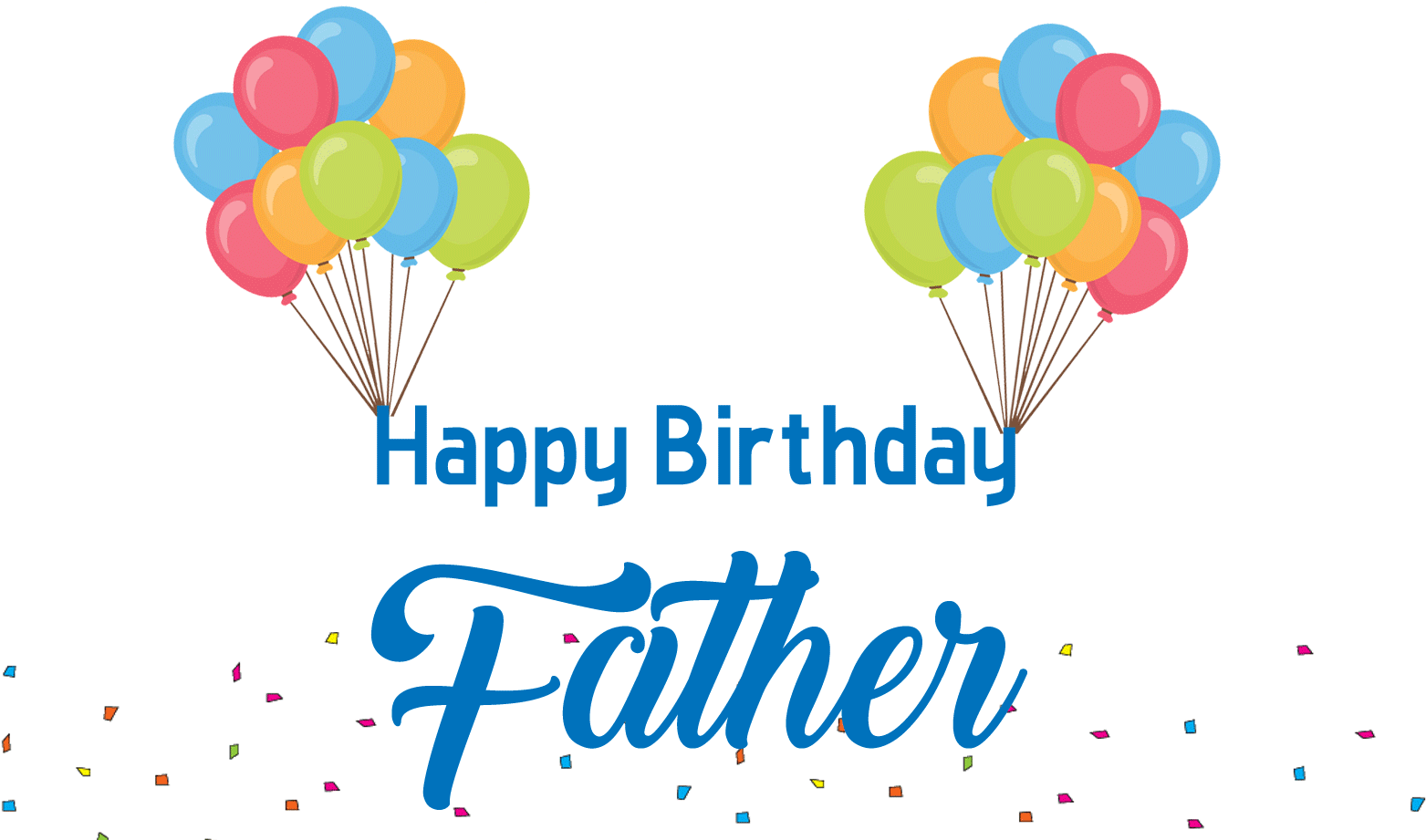 Unique Birthday Gif For Father - Happy Birthday Gif For Father (1600x1000), Png Download