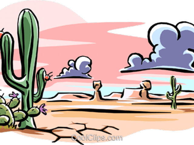 Desert Clipart Desert Landscape - 6 Major Biomes (640x480), Png Download