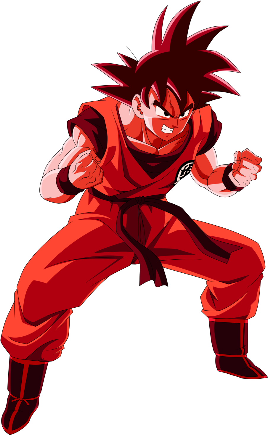 Spirit Bomb - Goku Kaioken Transparent (1024x1511), Png Download