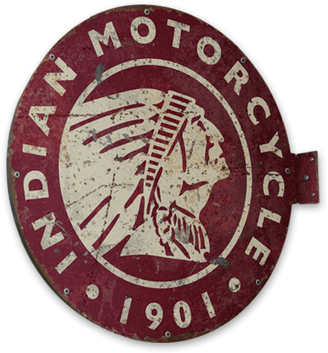 Indian Motorcycle Vintage Marquee Style Pub Sign - Indian Motorcycle (730x730), Png Download