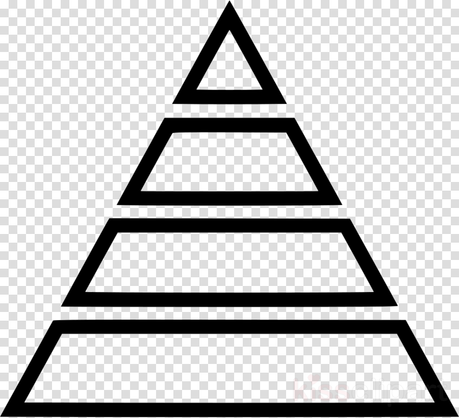 Download Radiation Hazard Symbol Clipart Hazard Symbol - Black And White Pyramid Clipart (900x820), Png Download